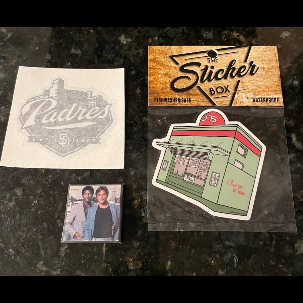 Travel Cities- decal, sticker and pin
